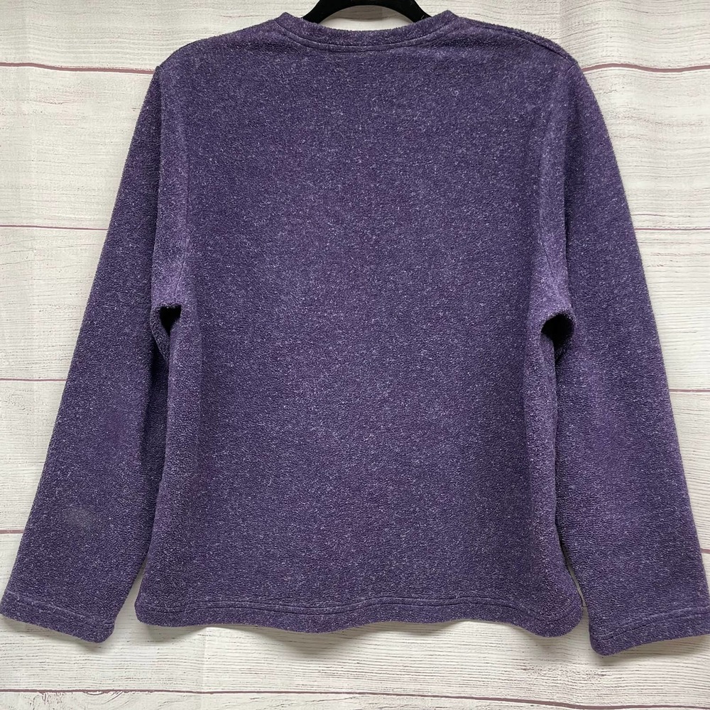 Eddie Bauer Men's First Ascent Black 1/2 Zip Fleece Sweatshirt Size M - Picture 6 of 9